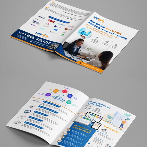 Product Brochure for SaaS Solution Design by 123Graphics