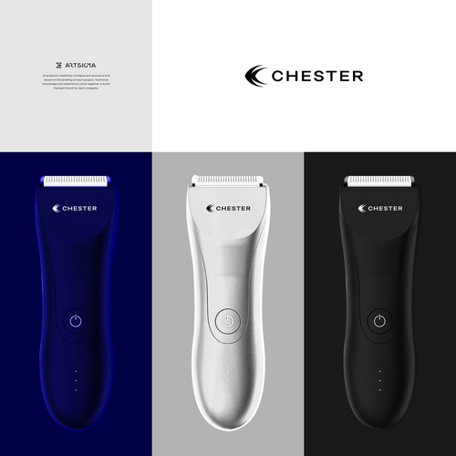 Modern logo for men grooming products Design by artsigma