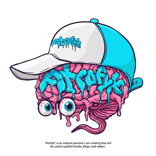 Help me melt brains with a logo representing my internet persona-ontwerp door jacondsign