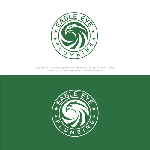 Eye catching and very marketable logo for plumbing company. The company name is Eagle Eye Plumbing Design by creative_think