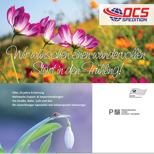 Postcard, flyer or print contest entry by blickpoet