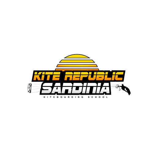 Kite Republic Sardinia - Kiteboarding School needs a youthful & professional Logo Design by Yolman