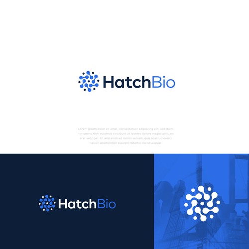 Design a logo for an innovative biotech company that efficiently hatches new medicines Design by genesis.design