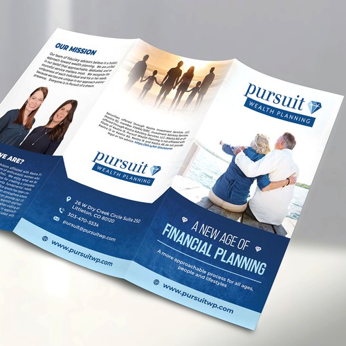 Financial Planning Brochure Design by Alphabet ♥