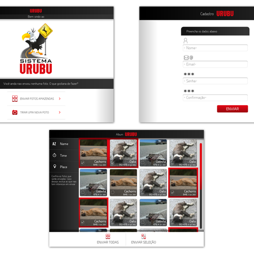 Sistema Urubu (Vulture System) Android Mobile App Design required Design by Irun S