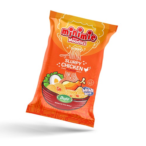 New packaging Design for Minimie Noodles Design by RK Studio Design