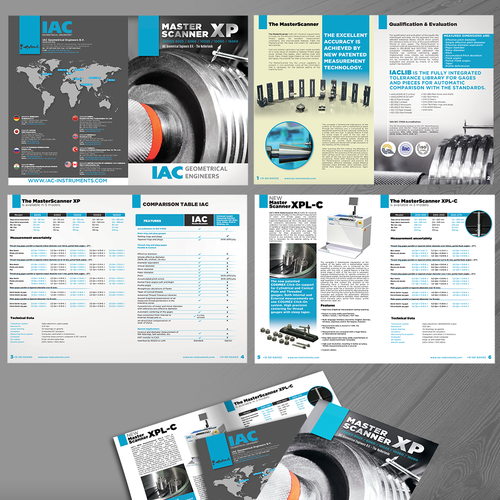 Create a Clean and Modern Technical Product Info Booklet Design by PA Design Studio