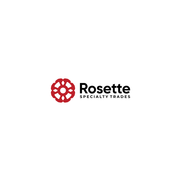 Scaffolding Logo with Rosette Design