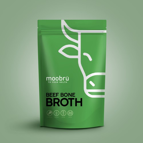 Bone Broth Package Design by sougatacreative