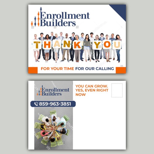 Design a thank you card for us to send to clients using our ad creative as inspiration Design von allMarv