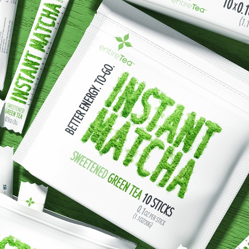 Green Tea Product Packaging Needed Design por Meln