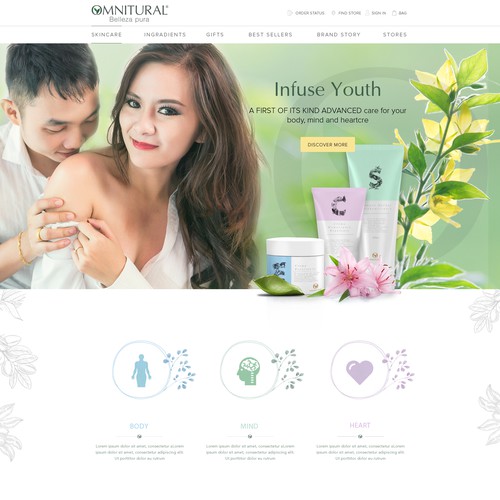 Web page design contest entry by CCDesignSol