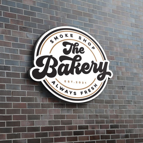 Smoke Shop Called "The Bakery" Logo Design by Boaprint