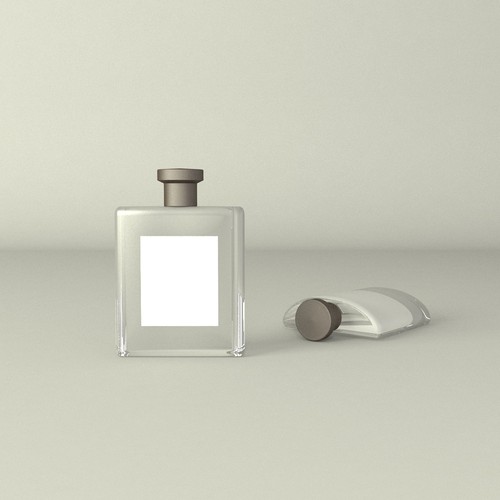 Niche perfume bottle design for unisex, 3D contest