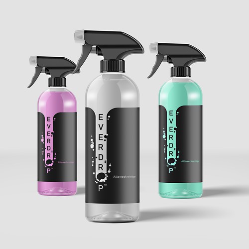 Premium Spray Bottle and Packaging for Cleaning Supplies Design réalisé par canyones