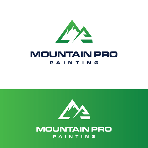 High-end, tech-focused Colorado painting company brand package Design by MD Design99