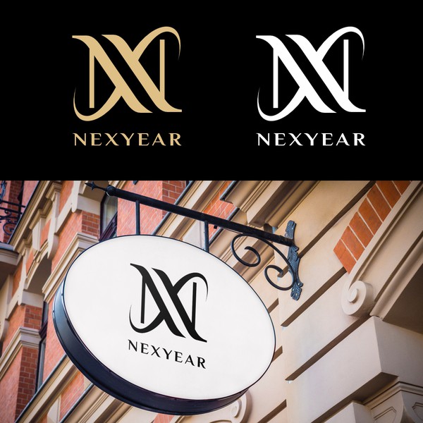 Design by Lahia titled "nexyear logo"
