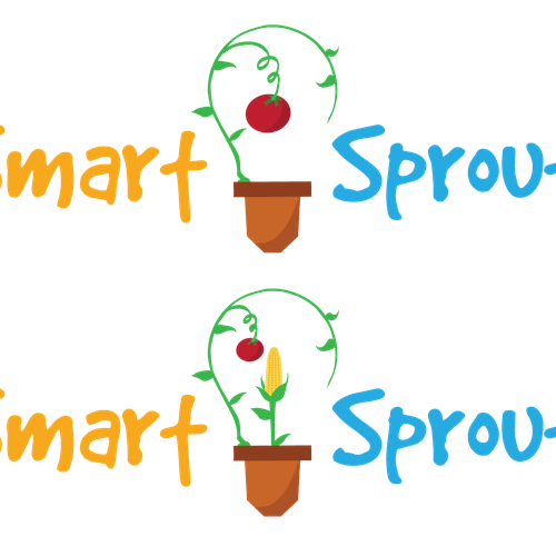 Smart Sprout needs a boost with a new logo! Design by Alvar Monroy