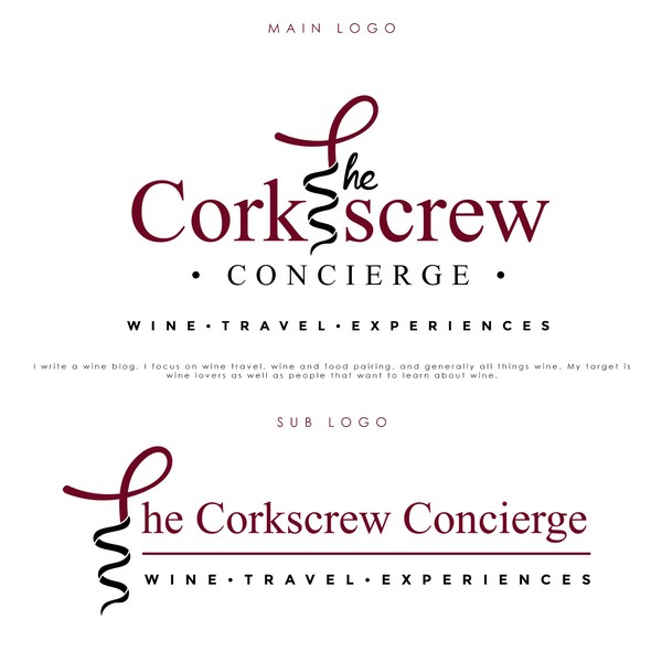 Diseño de A·mi·a·ble™ titulado "CORKSCREW CONCIERGE"