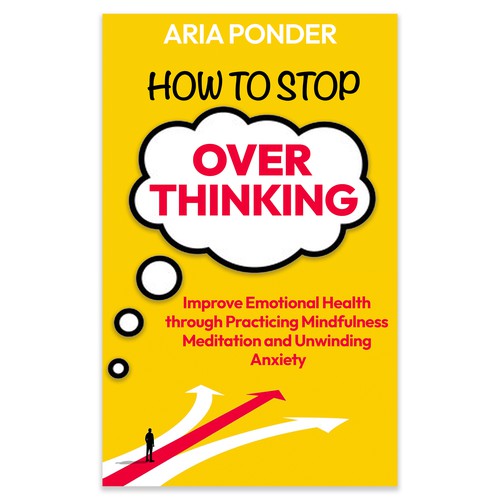 Diseño de Design a Captivating Book Cover to Stop Overthinking de Almas Furqan