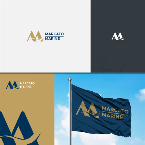 A distinguished logo that exudes marine insurance expertise Design by mengejar pagi