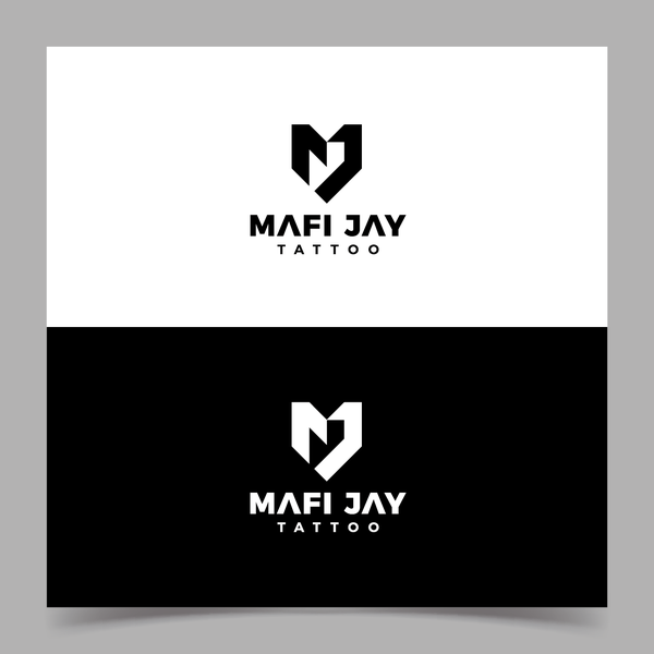 Clean & Powerful Logo for Premium Tattoo Artist (MJ) – Realism & Abstract