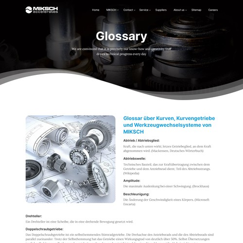 We need a modern design for our website Design by MercClass