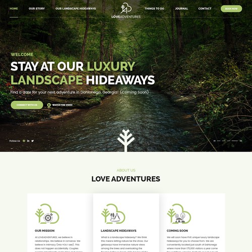 LoveAdventures Website Design by pb⚡️