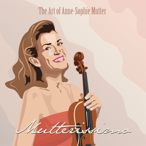 Illustrate the cover for Anne Sophie Mutter’s new album Design von AD's_Idea
