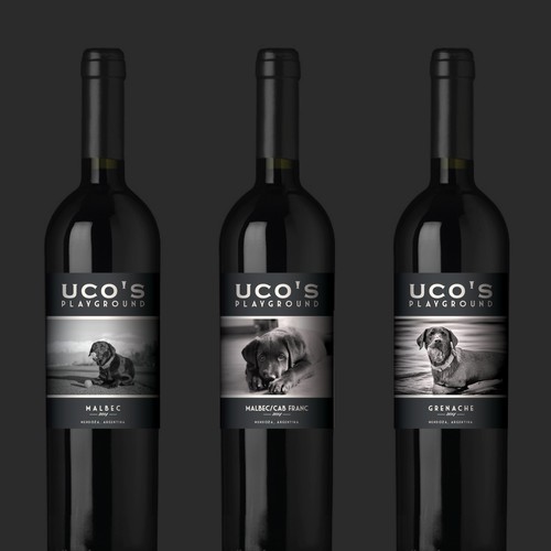 Create a modern wine label for Uco's Playground (Mendoza, Argentina) デザイン by Dragan Jovic