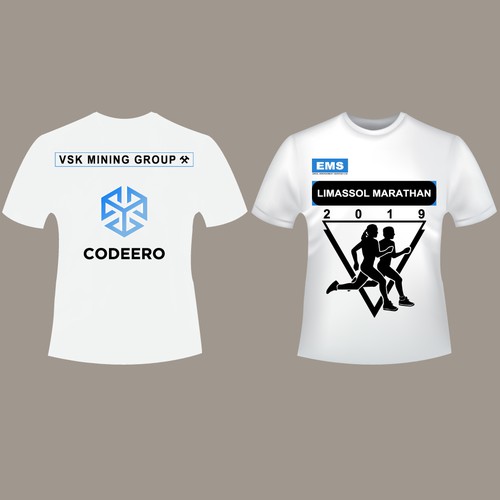 Marathon corporate race sport t-shirt, T-shirt contest