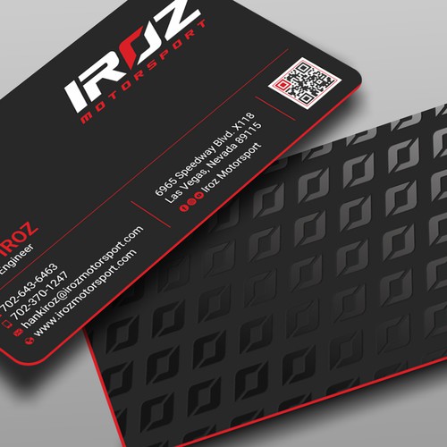 Design Modern Business Cards for Top Motorsport Company in US Design by prosenjit_P