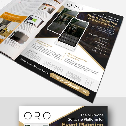 Creative Magazine Ad for A High Tech Platform Design by 123Graphics