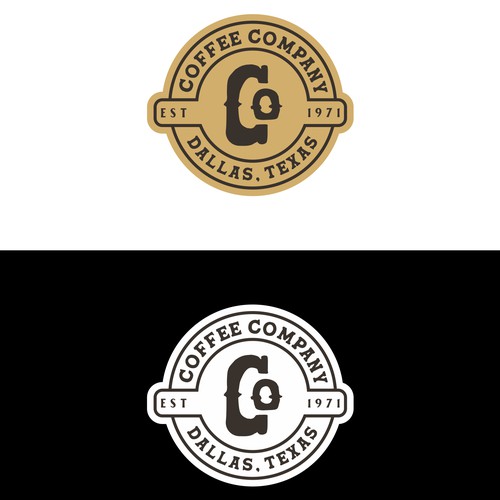 Coffee Company - Open since 1971, ORIGINAL COFFEE ROASTERS OF DALLAS Design by S U T A ™