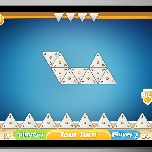 **GUARANTEED** Create UI for Triangular Dominos iPad Game Design by AscentCarbon♾️