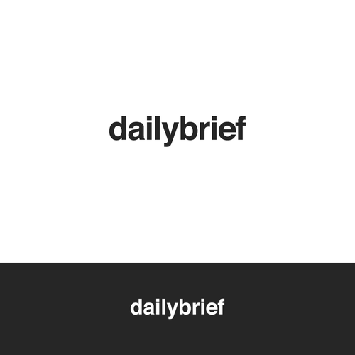 Design a clean, simple logo for a daily newsletter:  dailybrief Design by odle