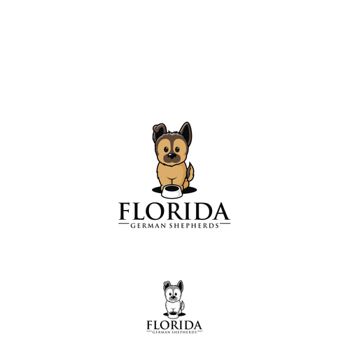 German Shepherd Logo Design by allfun