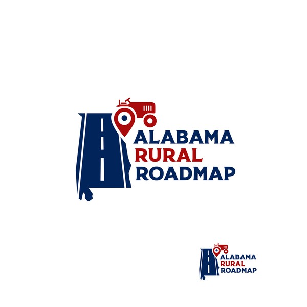 Alabama Rural Road Map