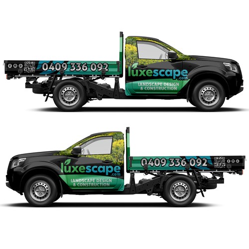 Design a luxury truck wrap for an innovative landscaping firm Design by ssrihayak