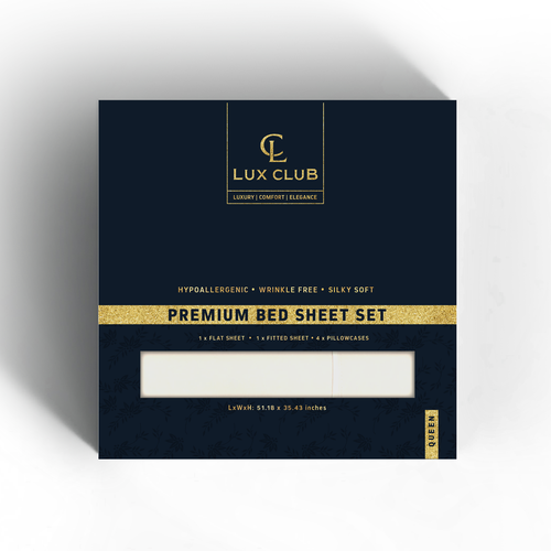 Design In-Store Packaging for Bed Sheets Design by Sayyed Jamshed