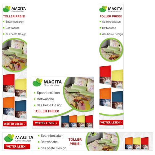 Proposta di design per un contest della categoria Web banner realizzata da Margo_prais