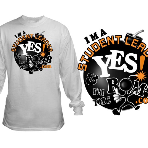 Design My Updated Student Leadership Shirt Design by T-Bear