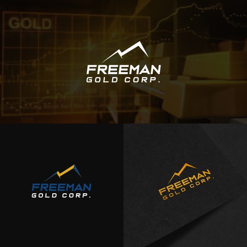 VA Studio396さんのGold Mining Company Logoデザイン