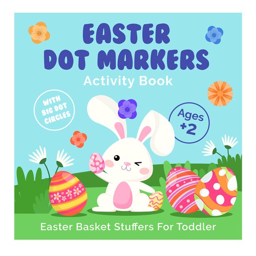 Easter Coloring Activity Book For Kids Design by Oksana Kacheeva