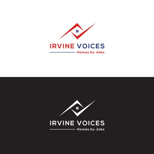 Irvine Voices - Homes for Jobs Logo Design by SP-99