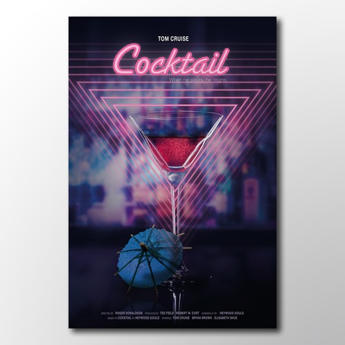 Create your own ‘80s-inspired movie poster! デザイン by willyngpsp