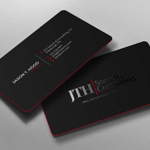 Business Card Design for Executive Search Firm Design by chandrayaan.creative