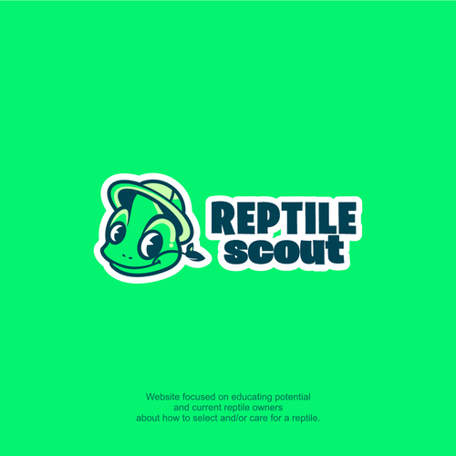 Reptile Mascot Logo Needed for a Reptile Website Design réalisé par Dinosae