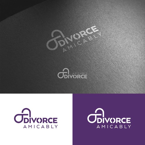 Logo for a new, healthy way for reasonable people to divorce Design by Levro