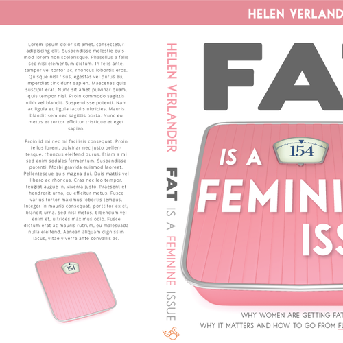 Create a bold and alluring illustration of weight loss and gain for women Design by Miss B.